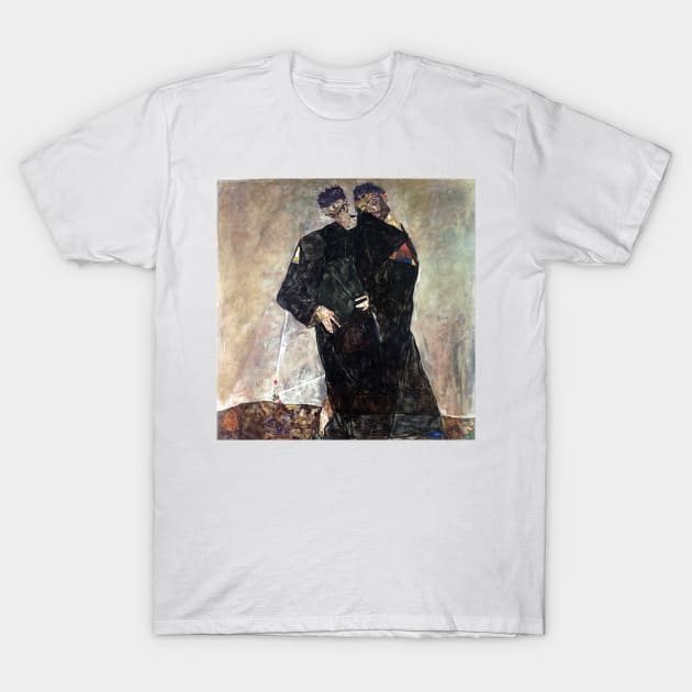 Egon Schiele The Hermits T-Shirt by pdpress